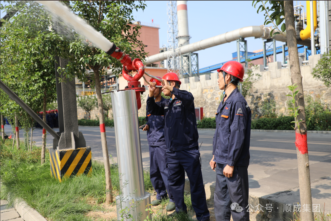 順聚公司舉行生產安全事故綜合應急演練